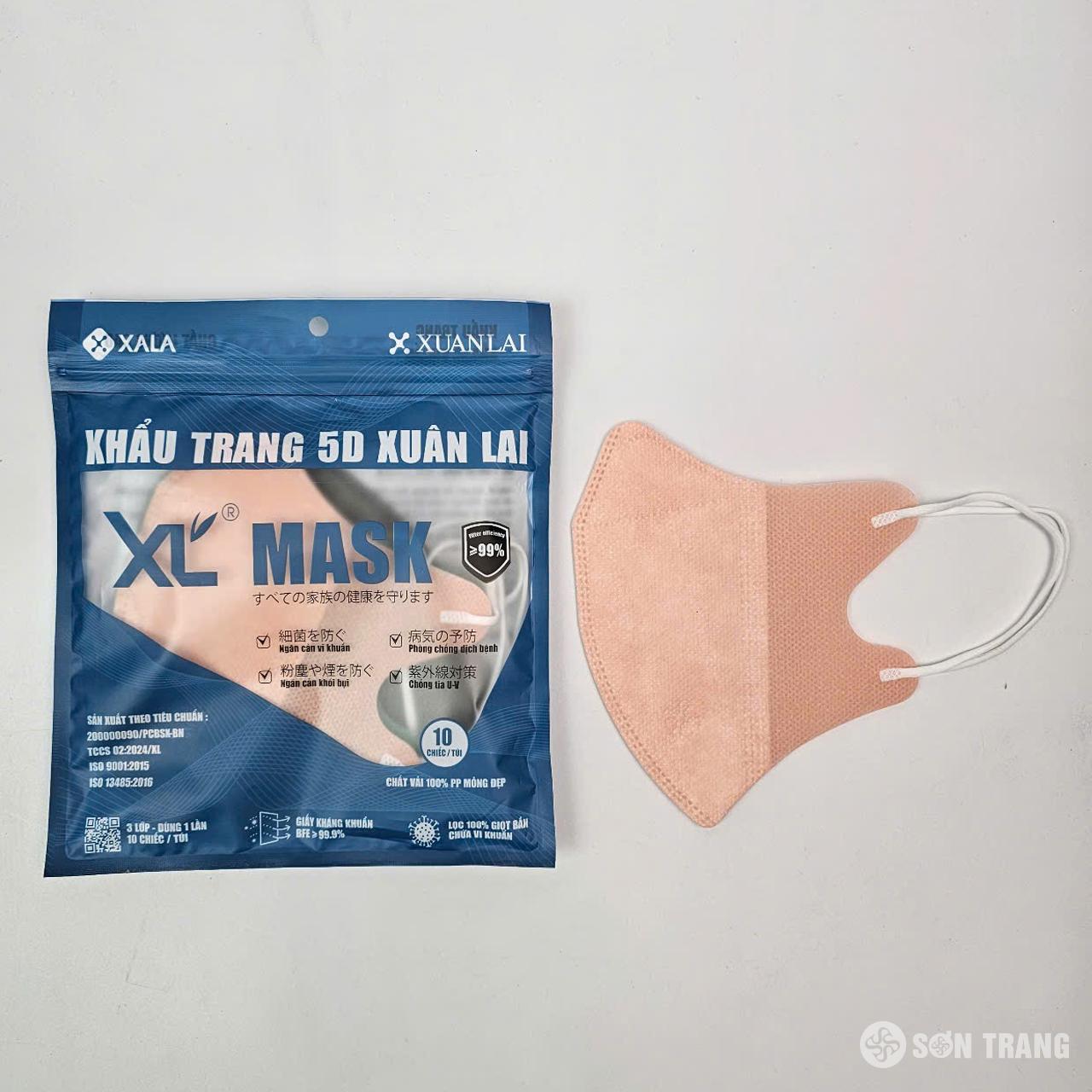 Khẩu trang 5D màu hồng