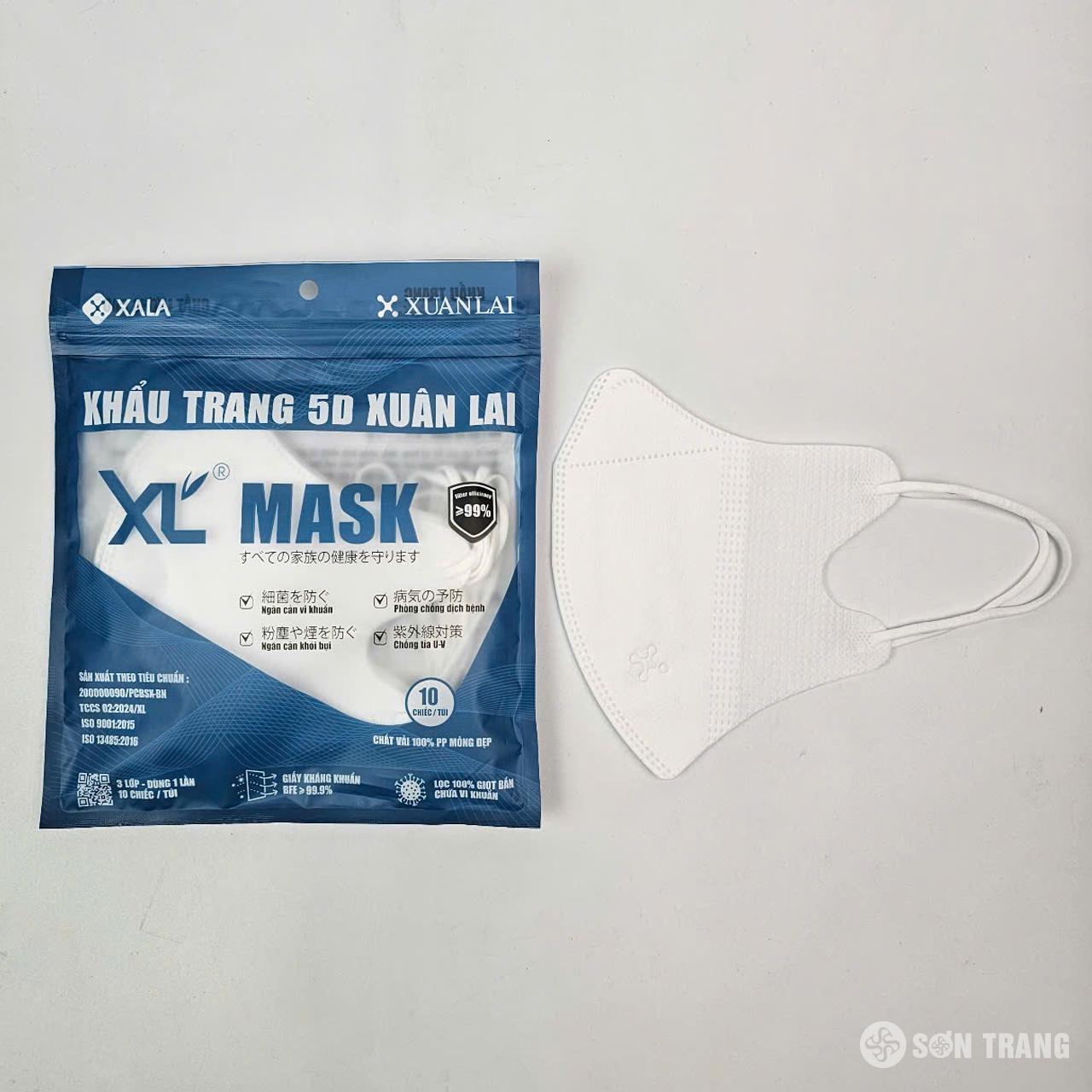 Khẩu trang 5D màu trắng